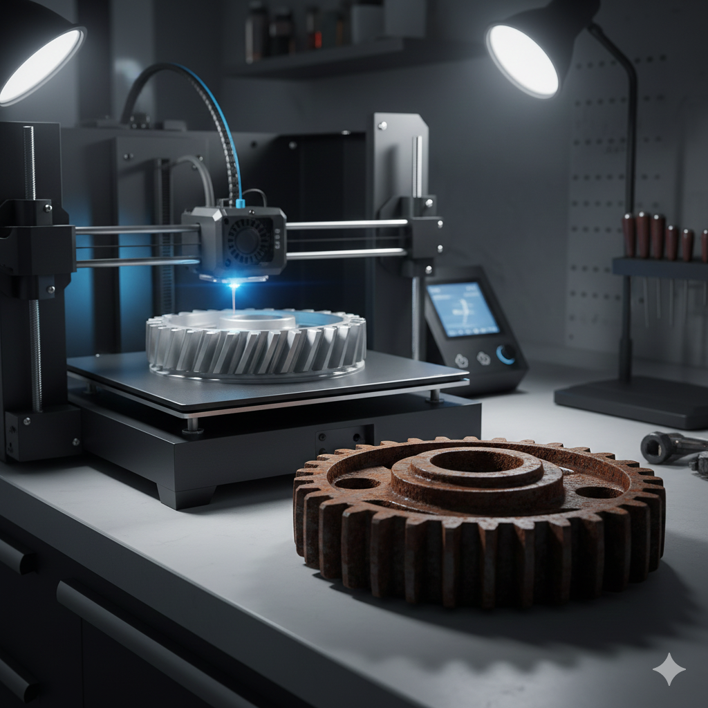 Suku Cadang Cetak 3D: Mengatasi Kelangkaan Komponen Mobil Langka di Asia.